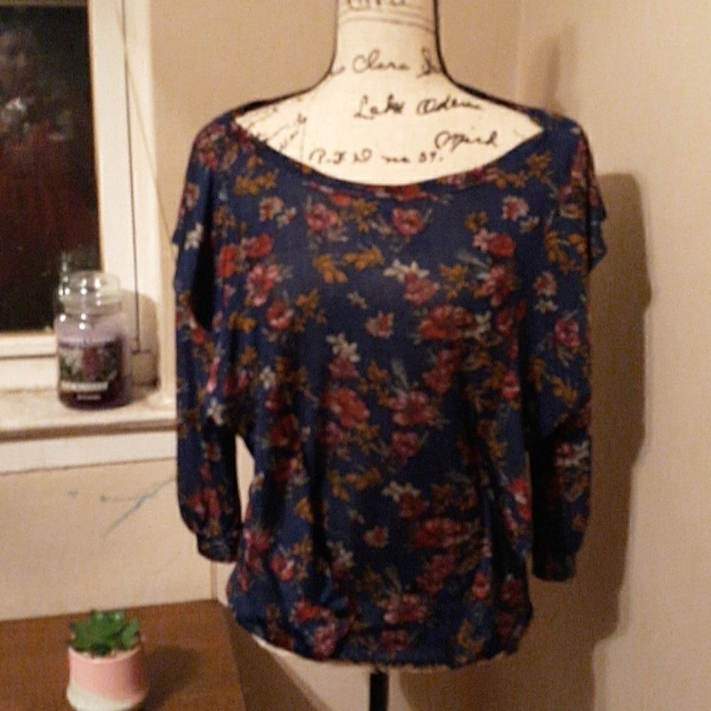 FREE PEOPLE DOCK STREET BLOUSE SIZE M